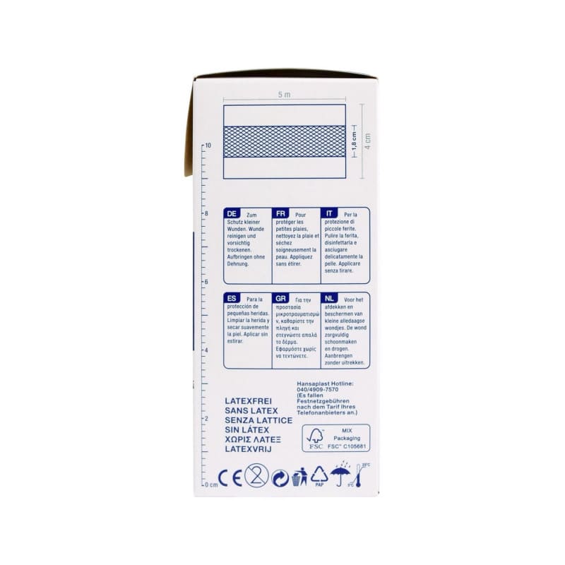 Hansaplast Soft Adhesive Plaster Roll 8 cm Medvana UK