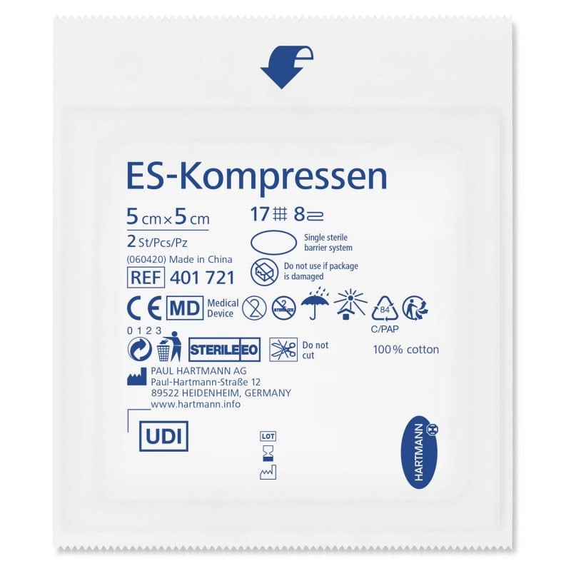 ES Sterile Compresses, sterile 10 x 20 cm