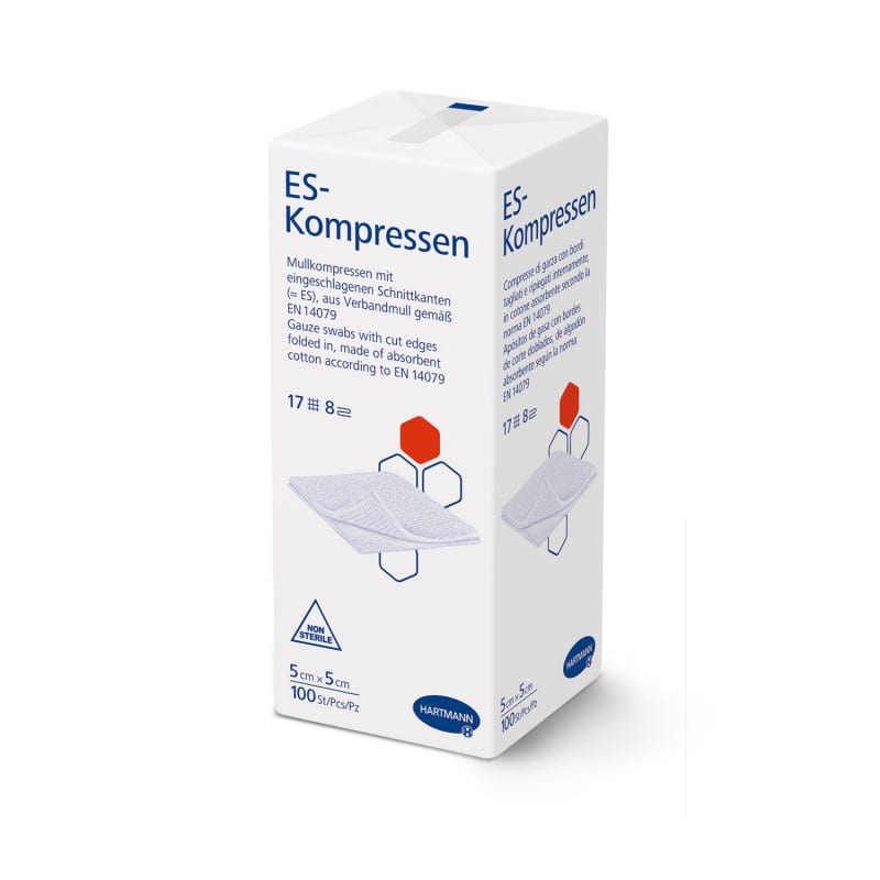 ES Non-Sterile Compresses 12-ply | 10 x 20 cm Medvana UK