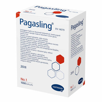 Pagasling Swabs, Non-sterile Size 2 (walnut-sized), 1000 pieces Medvana UK