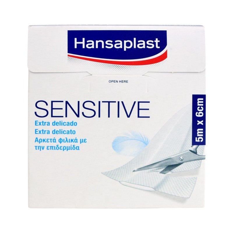 Hansaplast Sensitive Plaster 6 cm Medvana UK