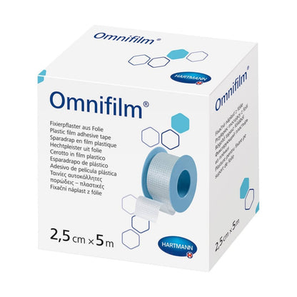 Omnifilm Adhesive Tape 5.0 cm, 1 Roll Medvana UK