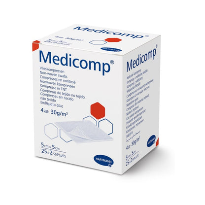 Medicomp Non-Woven Compresses sterile | 7.5 x 7.5 cm