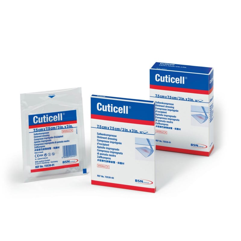 Cuticell® Ointment Dressing 7.5 x 20 cm, 50 pcs Medvana UK