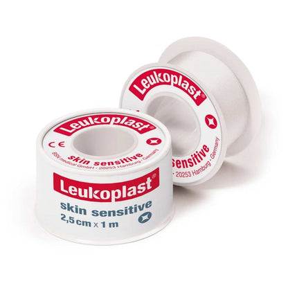 Leukoplast® skin sensitive 2.6m x 1.25cm | with protective ring Medvana UK