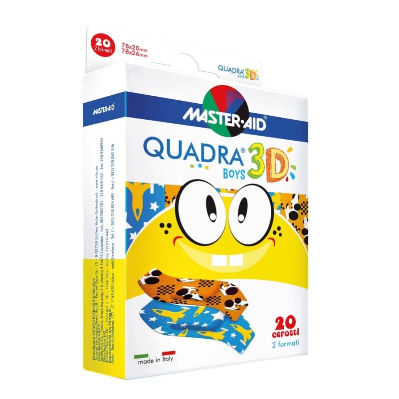 QUADRA® 3D Children's Plaster for boys Medvana UK