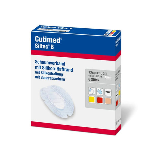 Cutimed® Siltec® B Oval, 7 cm x 10 cm Medvana UK