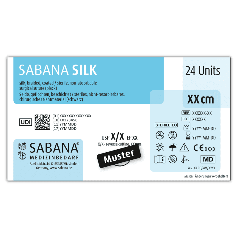 SABANA SILK USP 4-0 EP 1.5 DS-13-45 Medvana UK