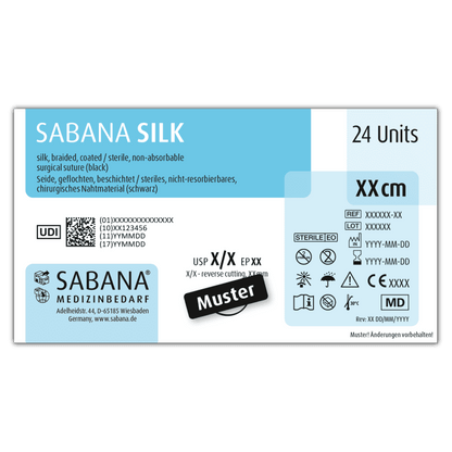 SABANA SILK USP 5-0 EP 1 DS-19-75 Medvana UK