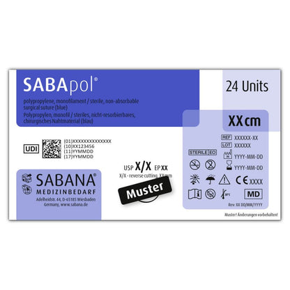 SABApol® USP 4-0 EP 1.5 DS-19-75 Medvana UK