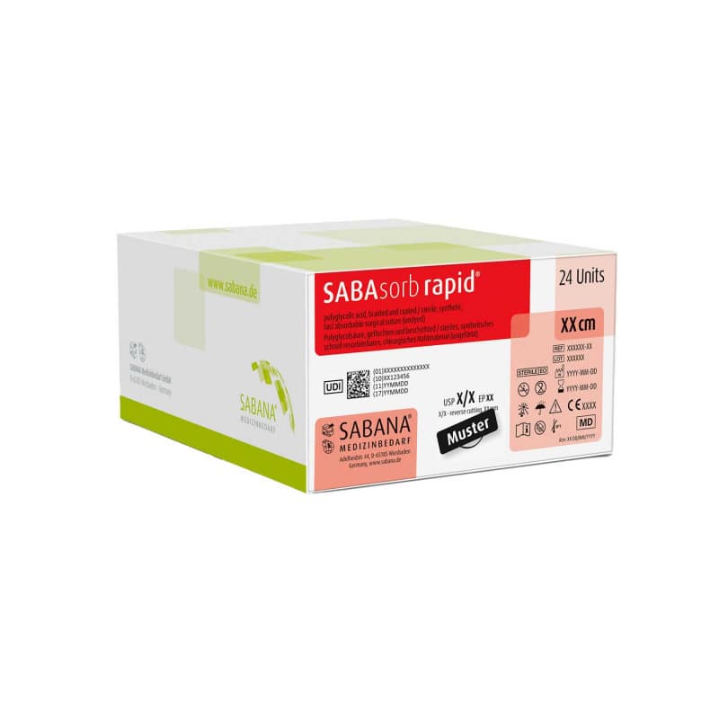 SABAsorb rapid® USP 4-0 EP 1.5 HR-17-75 Medvana UK