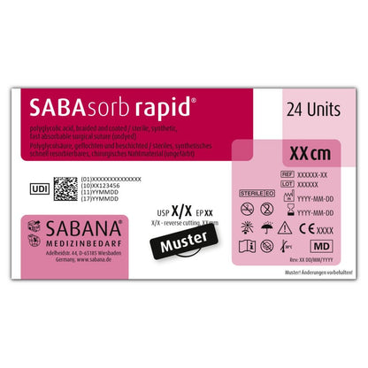 SABAsorb rapid® USP 5-0 EP 1 DS-13-45 Medvana UK