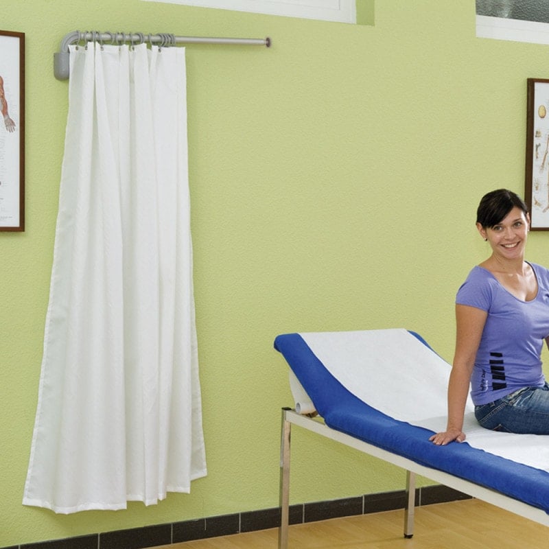 Telescopic Room Divider System 210 x 230 cm | light green Medvana UK