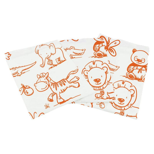 Baby Underlays 40x60cm, 50pcs. princesses (pink) Medvana UK