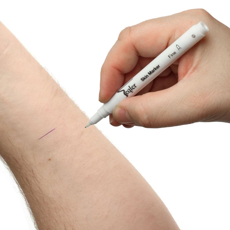 Sterile Skin Marker with Ruler fine (0.5 mm) Medvana UK