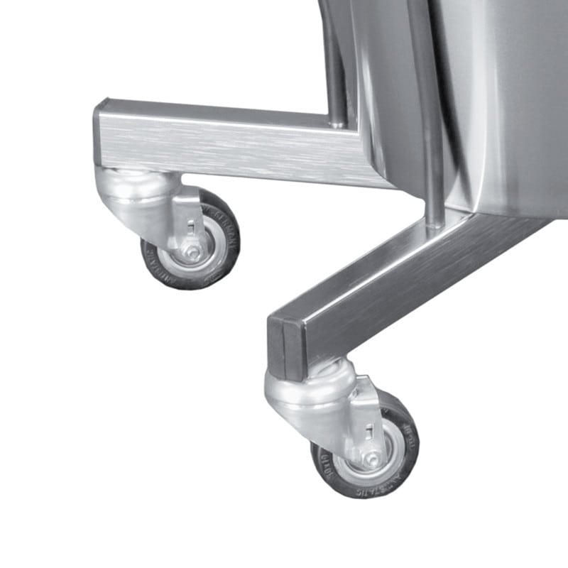 Mobile Rubbish Bin without Push Handle Medvana UK