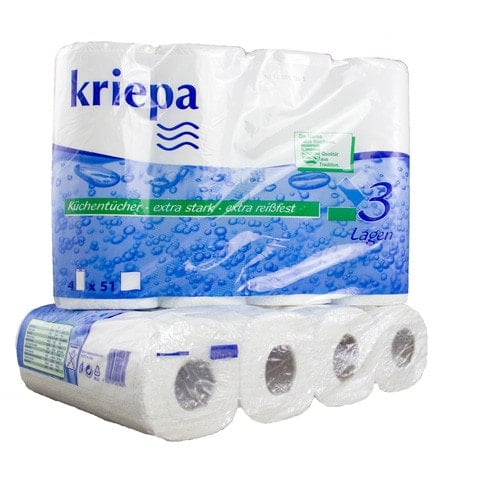 Paper Towels, 4 rolls with 51 sheets Medvana UK