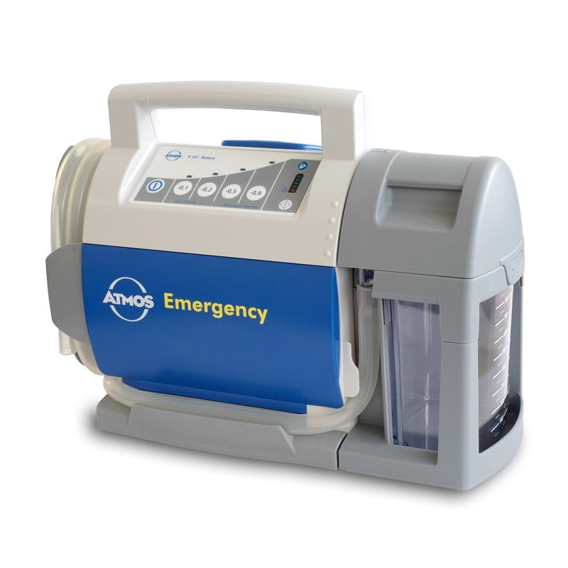 Emergency Aspirator Pump ATMOS E341 Battery with Serres container system Medvana UK