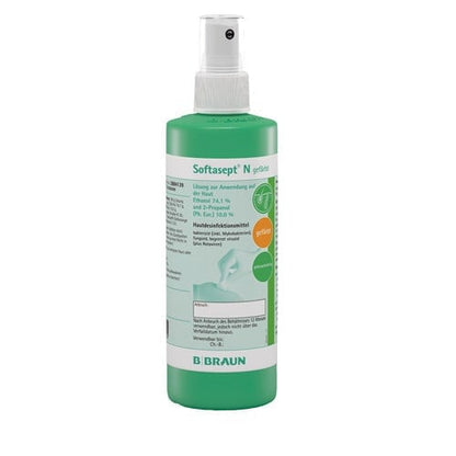 Softasept N Coloured 250ml spray bottle Medvana UK