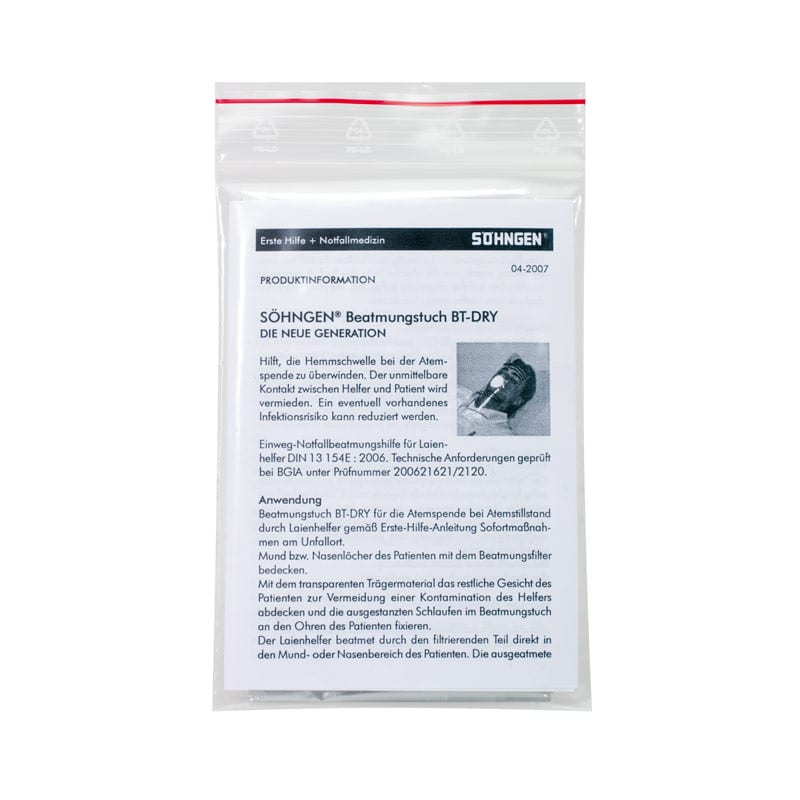 Söhngen BT-DRY CPR Mask Medvana UK