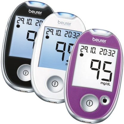 Beurer GL44 blood glucose monitor mg-dl | white Medvana UK