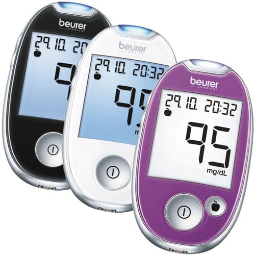 Beurer GL44 blood glucose monitor mmol-l | white Medvana UK