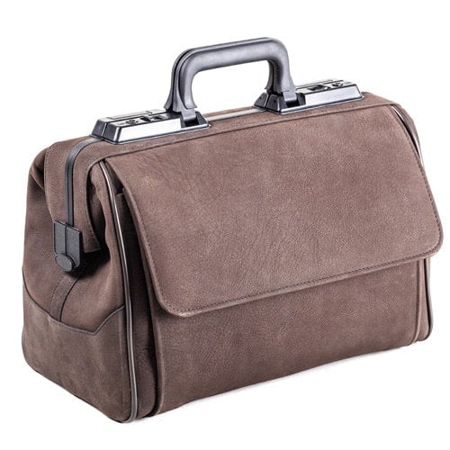 Suede Doctor's Bag «Rusticana» large Medvana UK