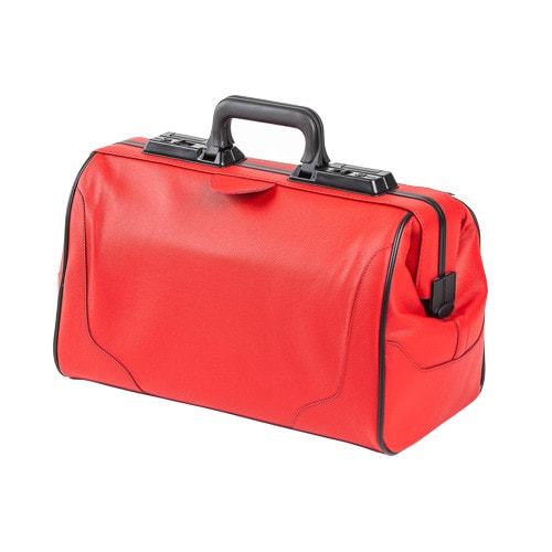 Dürasol Rusticana Cross Doctor's Bag red | 2 front pockets Medvana UK