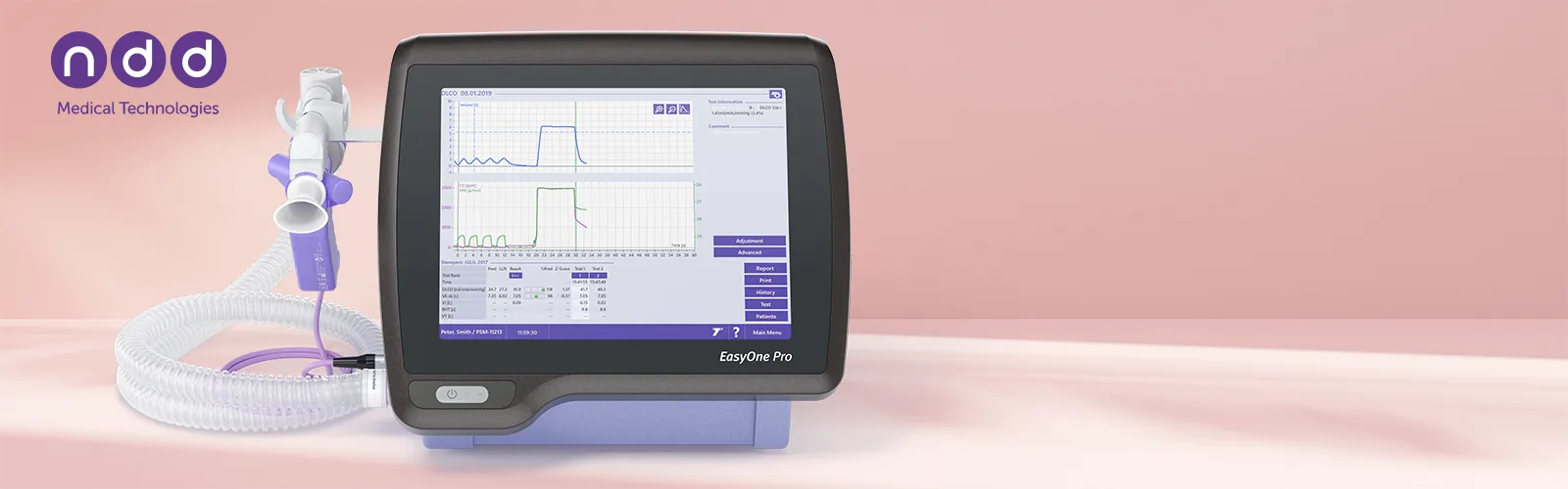 NDD EasyOne Pro® with Multiple-Breath Washout (LAB) Medvana UK