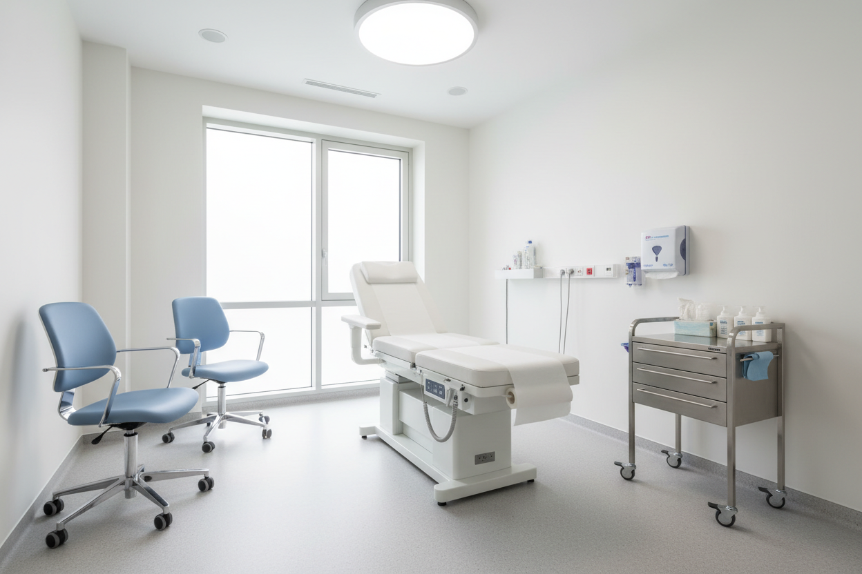 Medical furniture for hospitals, clinics and care homes