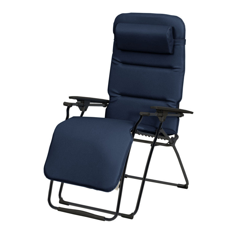 Reclining Lounge Chair blue Medvana UK