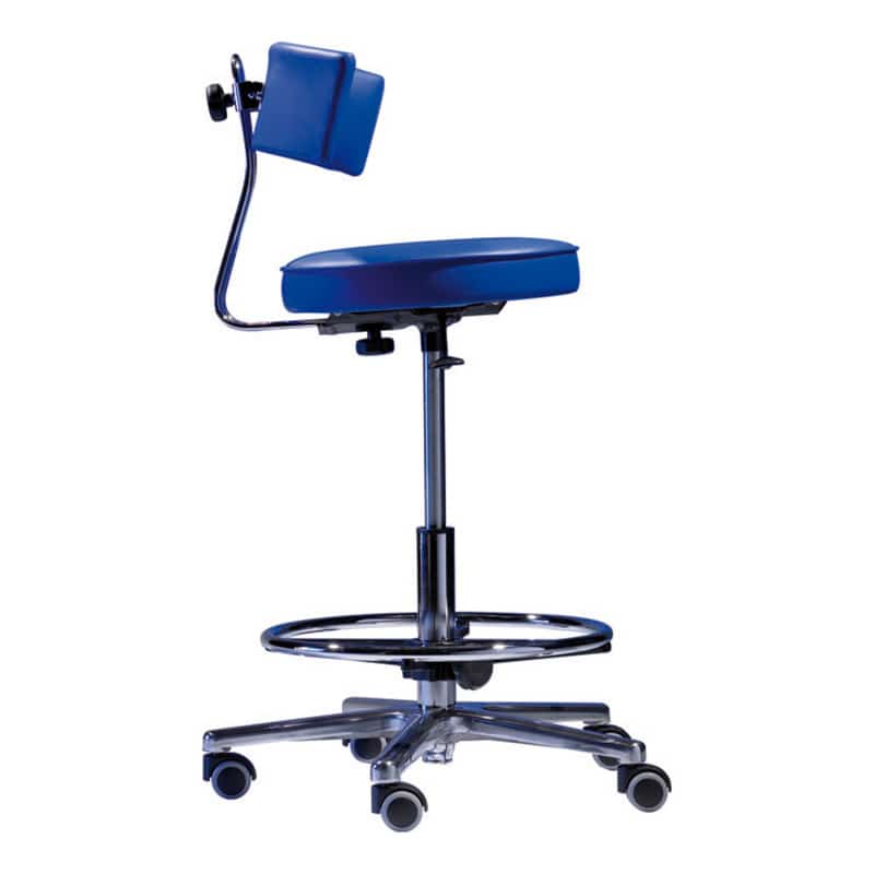 Lab Swivel Chair turquoise Medvana UK