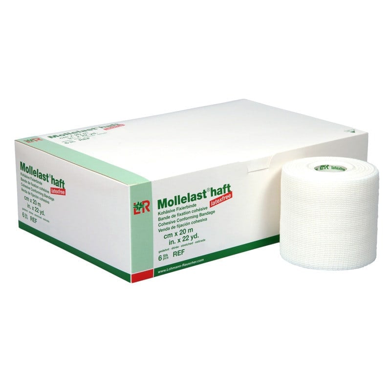 Mollelast haft latex-free, storage box white | 6 cm Medvana UK
