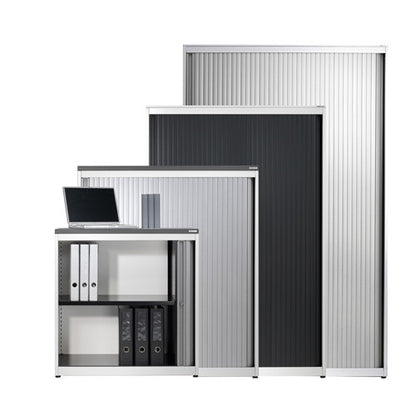 "contos" Tambour Cabinet 80.5 x 80 x 43.2 cm | light grey