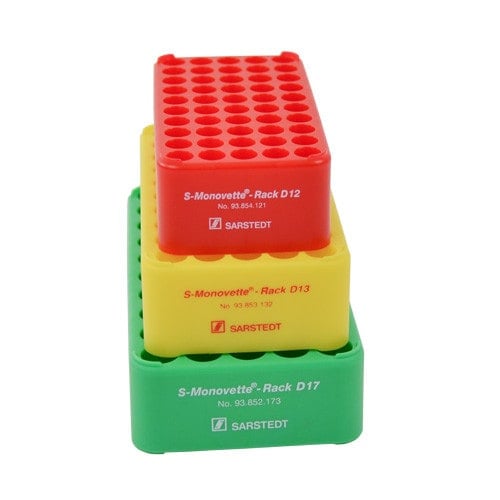 Monovette Rack D17 with handle Medvana UK