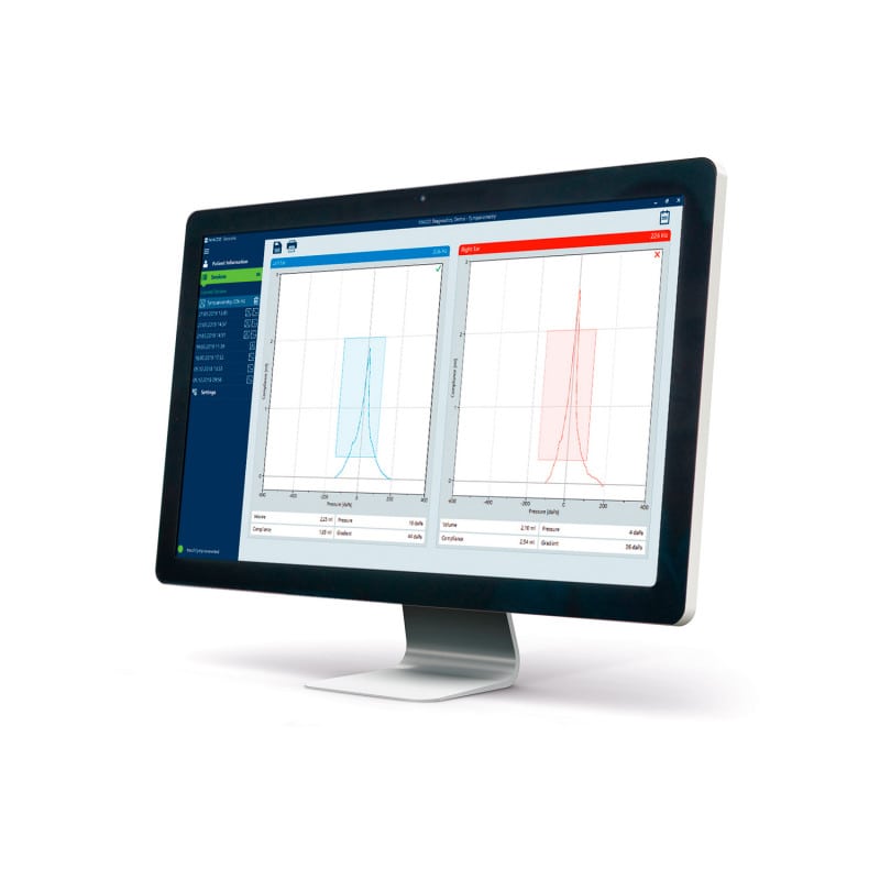 touchTymp MI 24 with printer | without race car function Medvana UK