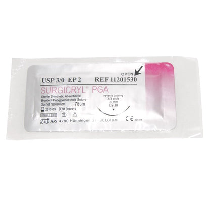 Surgicryl PGA USP0 EP3.5 75cm DS24 Medvana UK