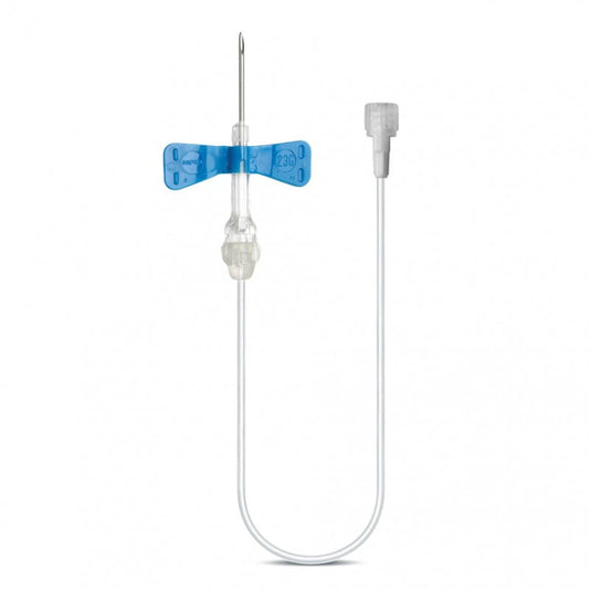 Venofix Safety Venipuncture Needles 23G 0.65 x 19 mm, blue
