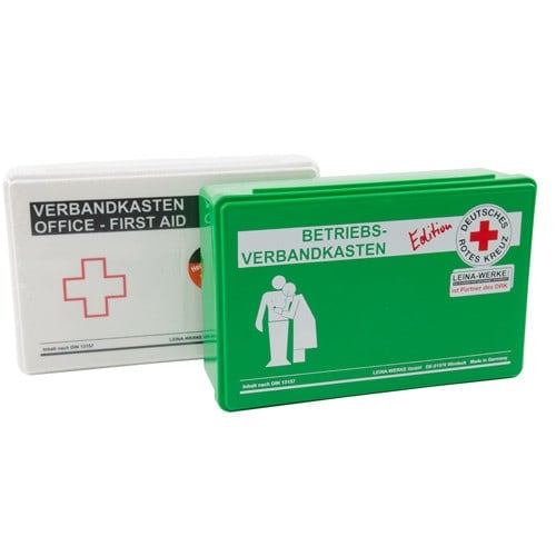 Workplace First Aid Kit in accordance with DIN 13157 green Medvana UK